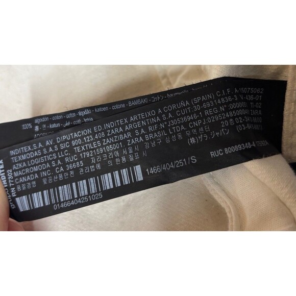 Zara Man Graffiti Paint Splatter Denim Jacket White Streetwear 80s Vibe - Picture 15 of 16